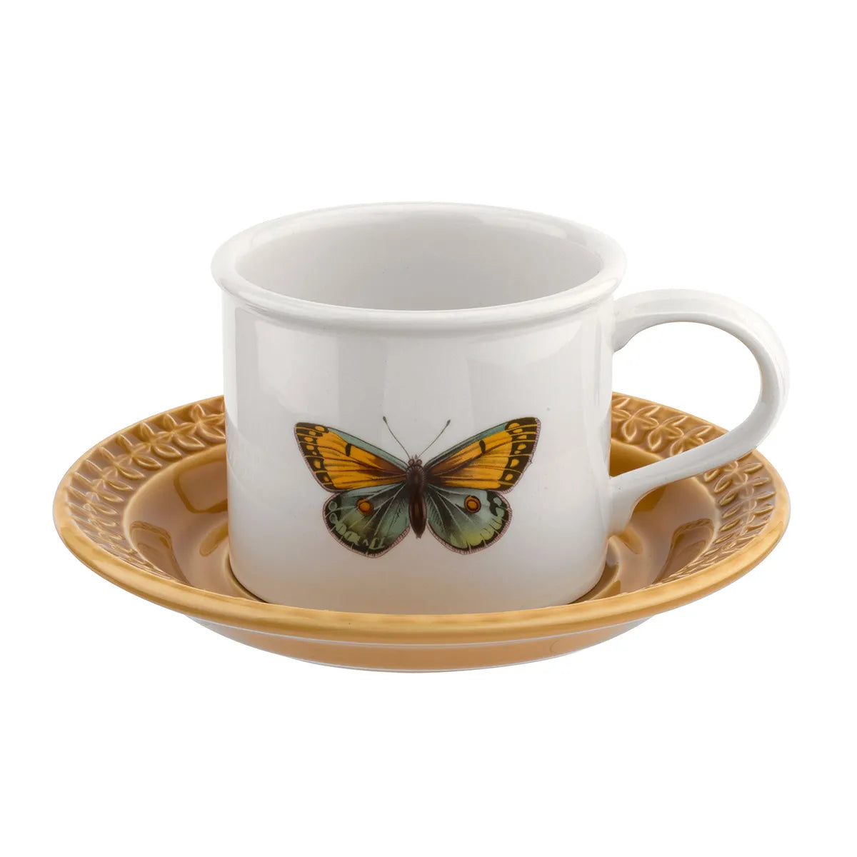 Portmeirion Botanic Garden Harmony Cup & Saucer, Amber