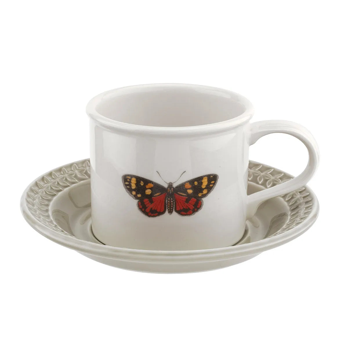 Portmeirion Botanic Garden Harmony Cup & Saucer, Stone