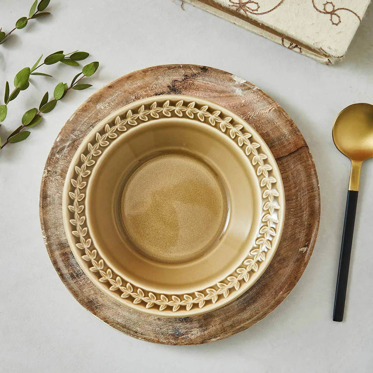 Portmeirion Botanic Garden Harmony Cereal Bowl, Moss