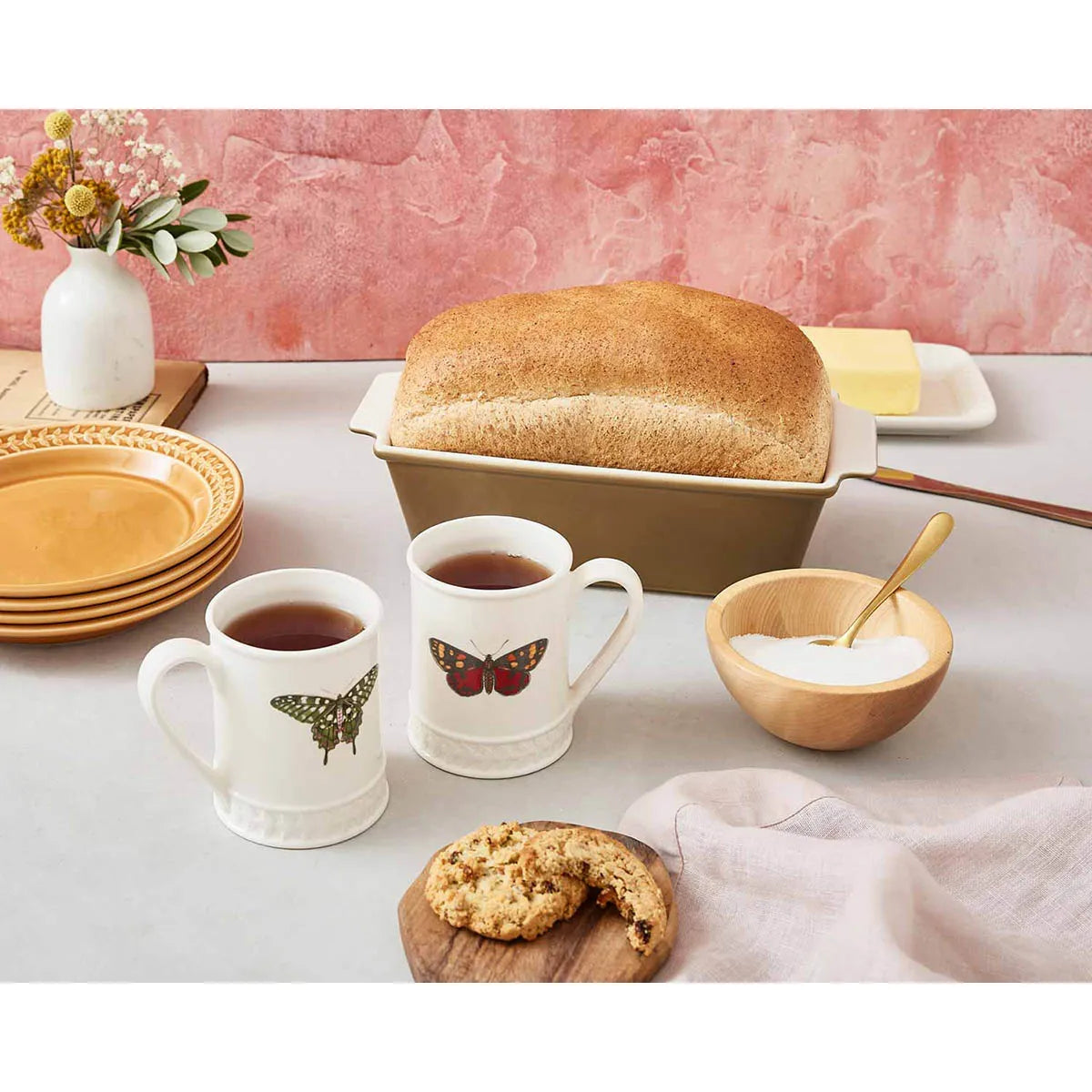 Portmeirion Botanic Garden Harmony Large Loaf Pan, Moss