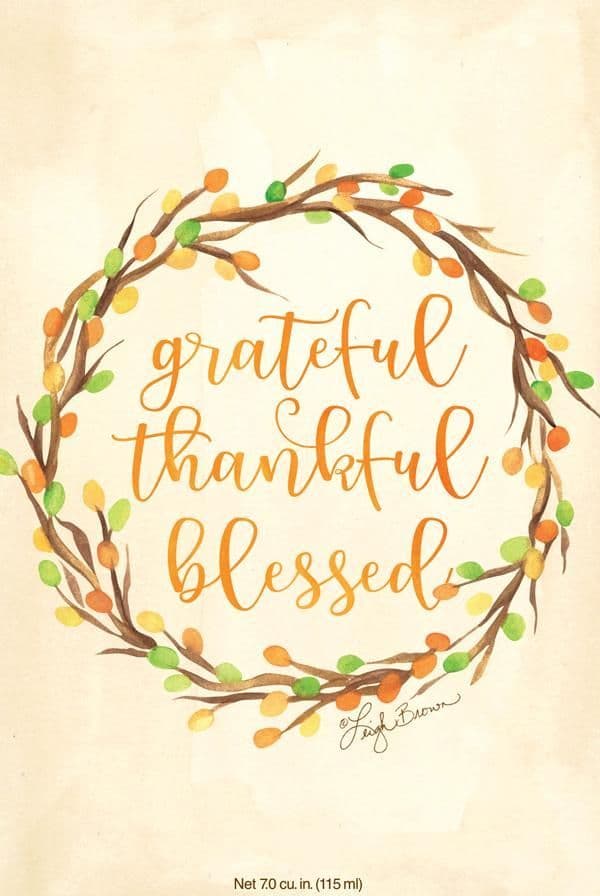 Grateful Thankful Blessed Sachet