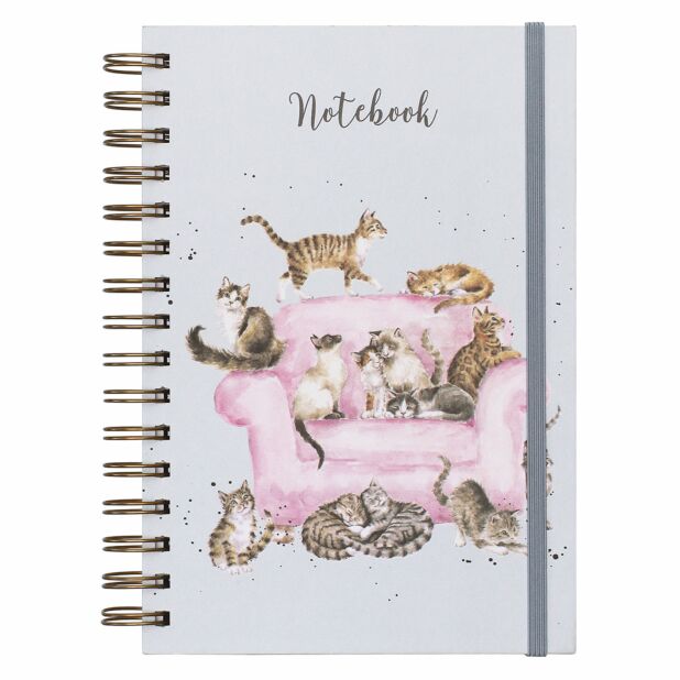 Wrendale ‘Cattitude’ Cat Spiral Bound A5 Notebook
