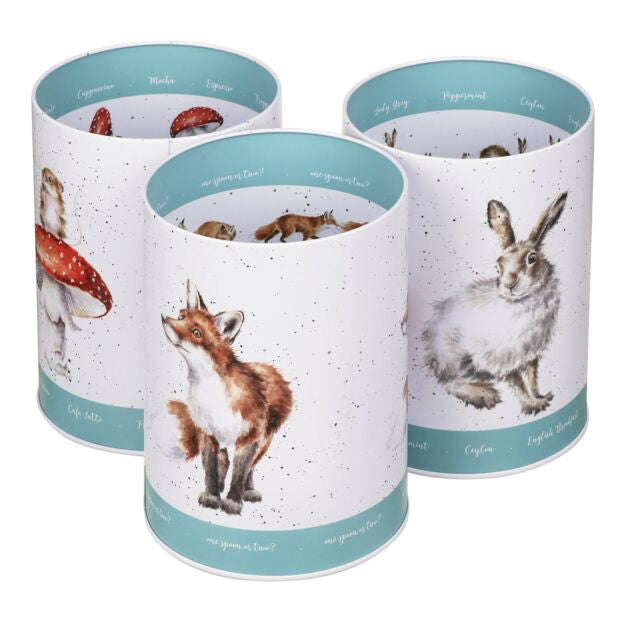 Wrendale ‘The Country Set’ Tea, Coffee, Sugar Canisters