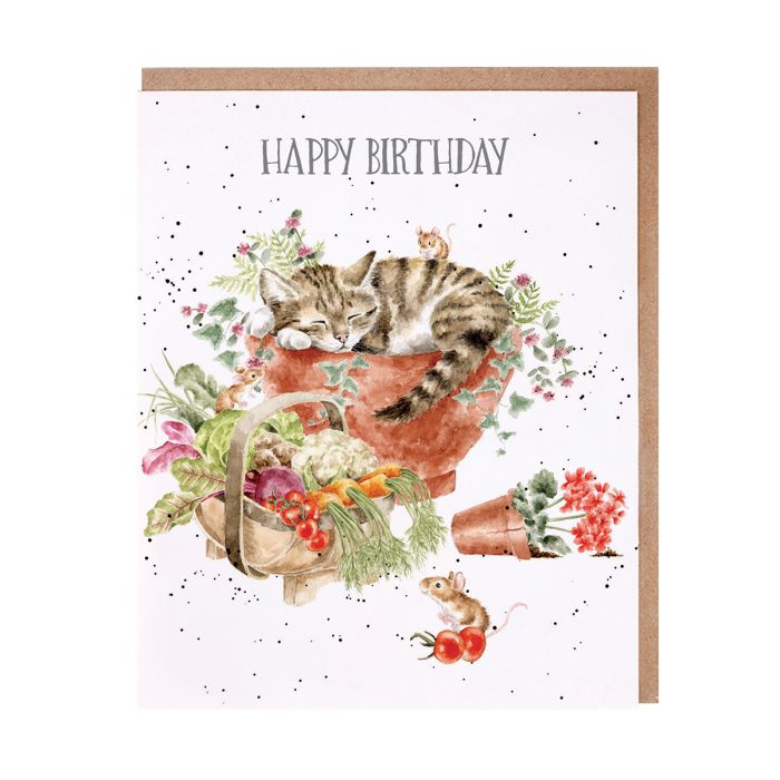 Wrendale'Purrrfect Birthday' Cat Birthday Card