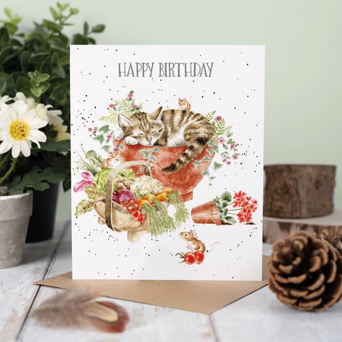 Wrendale'Purrrfect Birthday' Cat Birthday Card
