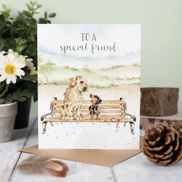 Wrendale 'Special Friend' Dog Friendship Card