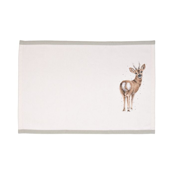 Wrendale 'Woodlanders' Set Of Four Woodland Animal Fabric Placemats