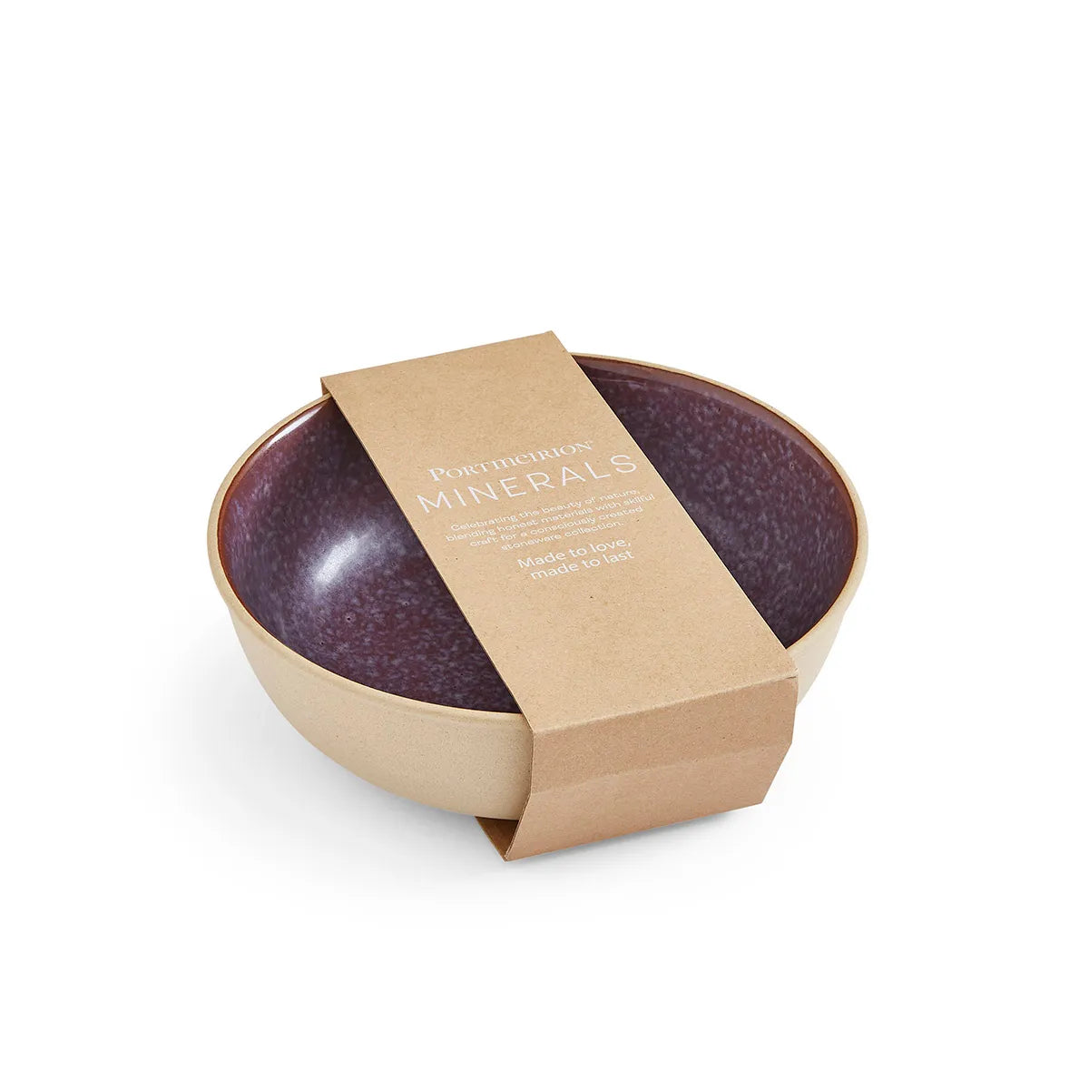 Portmeirion Minerals Amethyst Serving Bowl