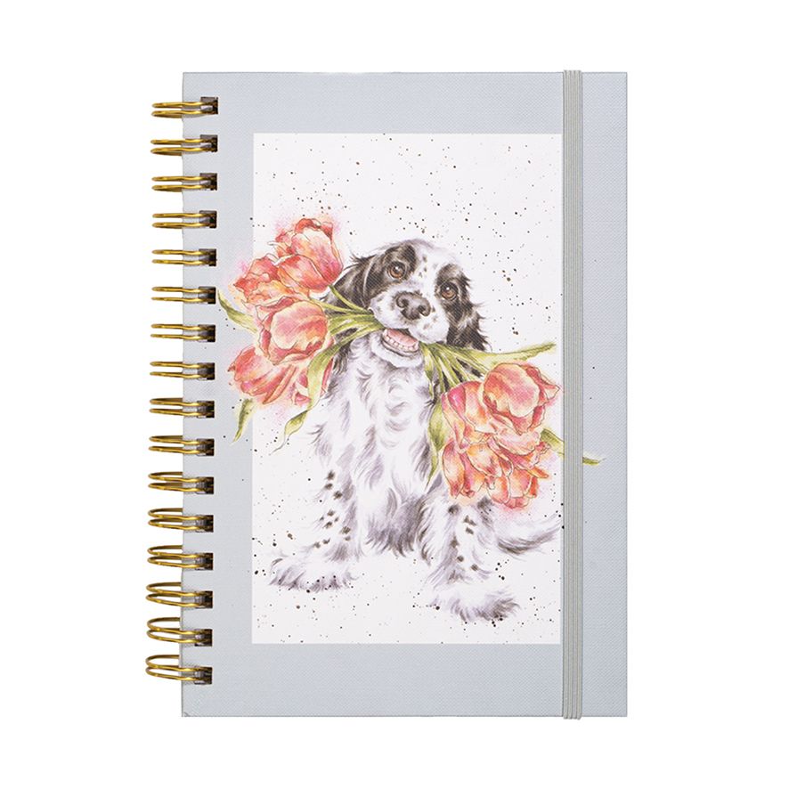 Wrendale ‘Blooming With Love’ Dog A5 Spiral Notebook