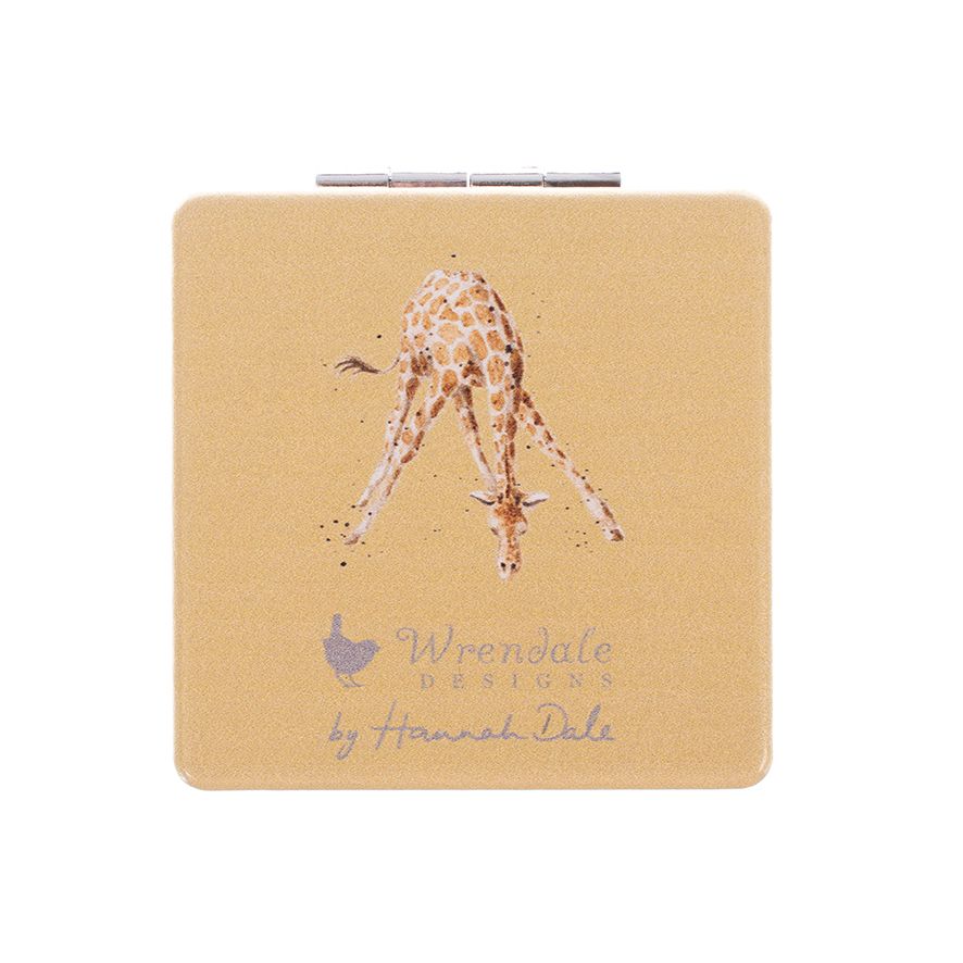 Wrendale ‘Flowers’ Giraffe Compact Mirror