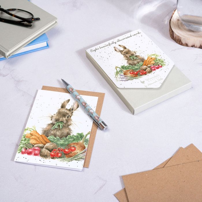 Wrendale ‘Grow Your Own’ Rabbit Note Card Set