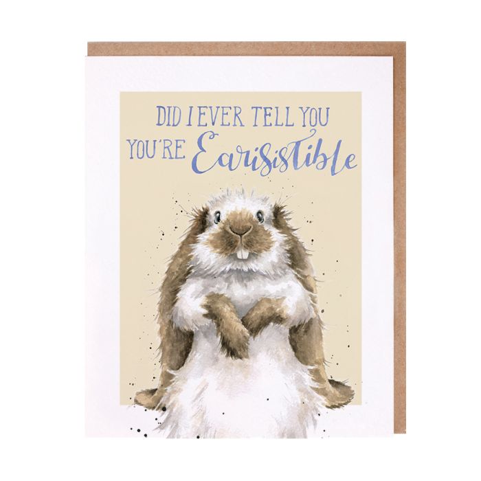 Wrendale ‘Earisistible’ Rabbit Card