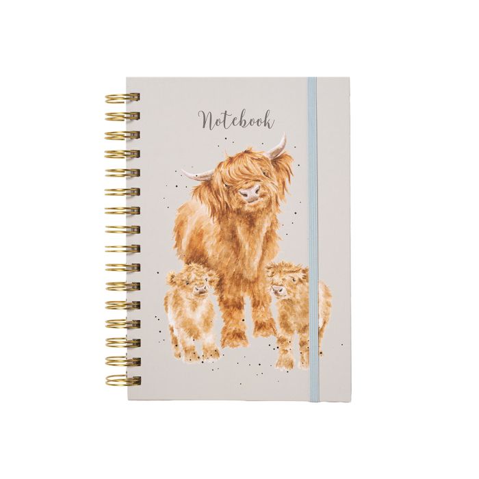 Wrendale ‘Highland Coo’ Highland Cow A5 Notebook