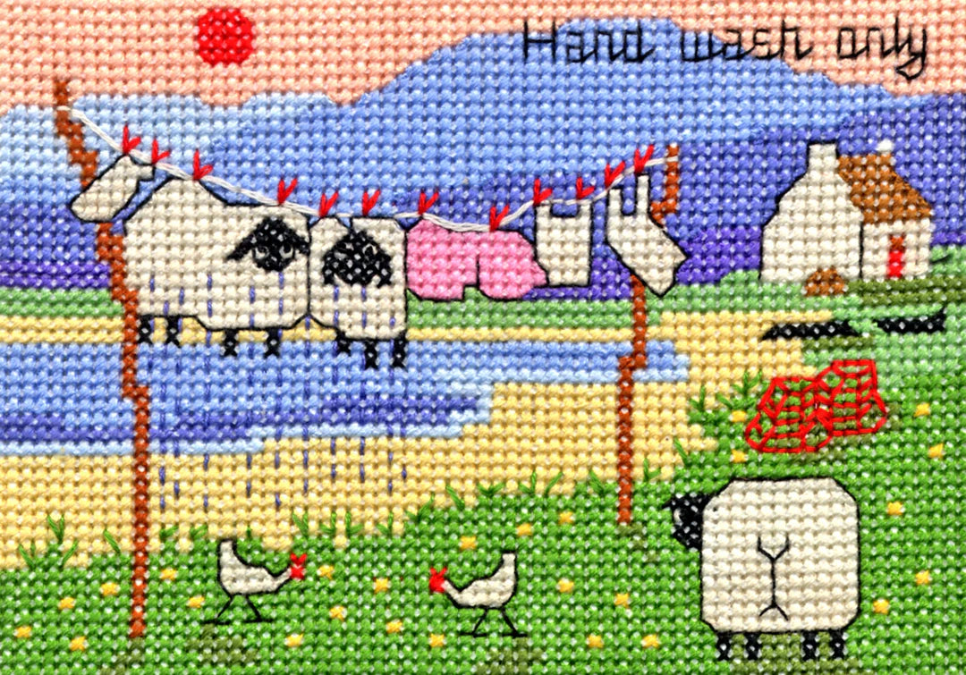 Thomas Joseph Cross-Stitch Kit ‘ Hand Wash Only’