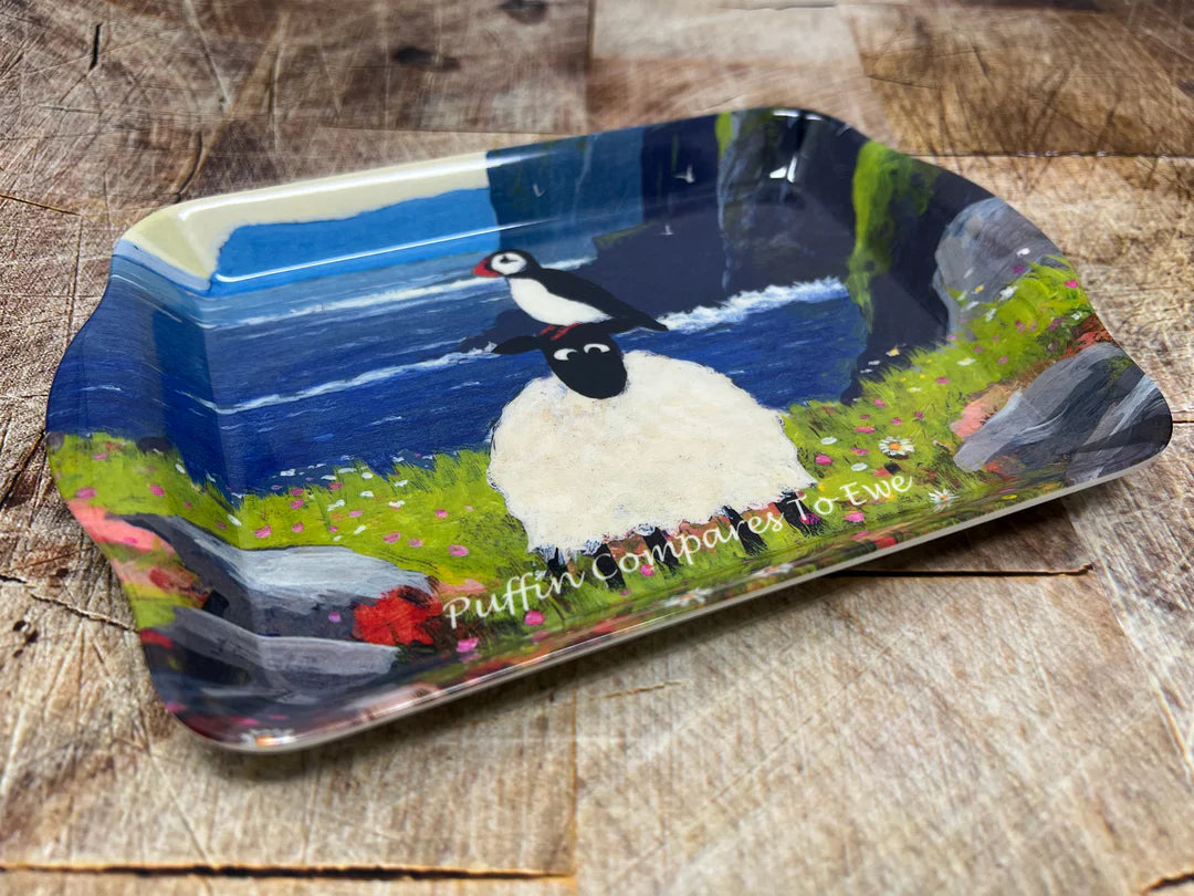 Thomas Joseph ‘Puffin Compares To Ewe’ Scatter Tray
