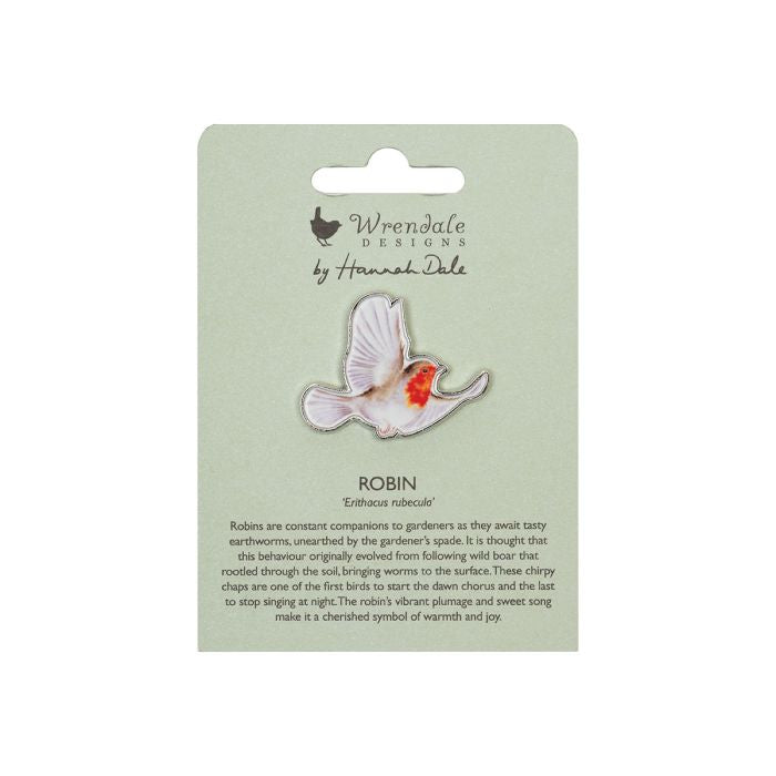 Wrendale ‘Flying Robin’ Pin Badge