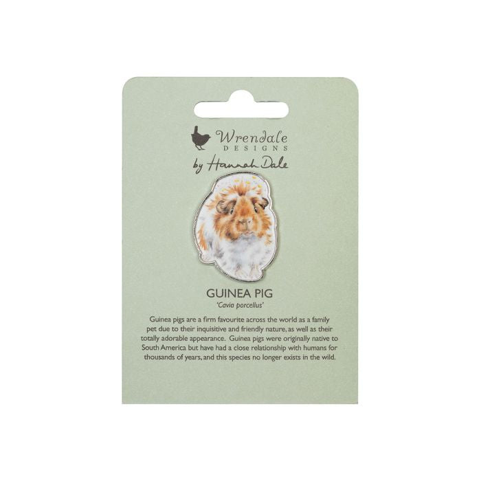 Wrendale ‘Grinny Pig’ Guinea Pig Pin Badge
