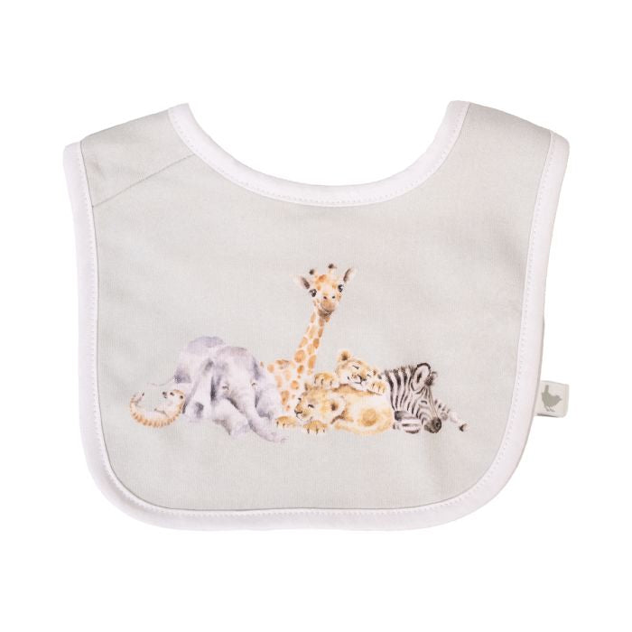 Wrendale 'Little Savannah' African Animal Bib Gift Set