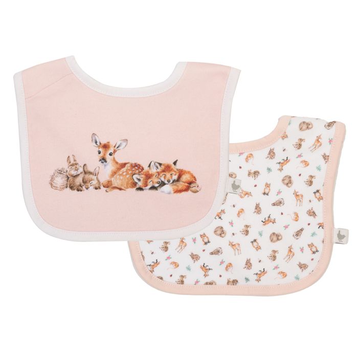 Wrendale 'Little Forest' Woodland Animal Bib Gift Setj