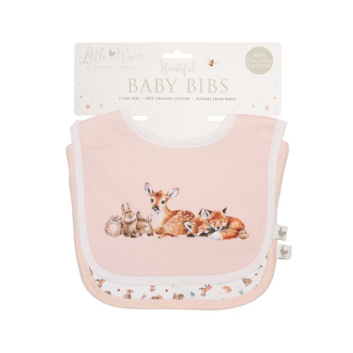 Wrendale 'Little Forest' Woodland Animal Bib Gift Setj