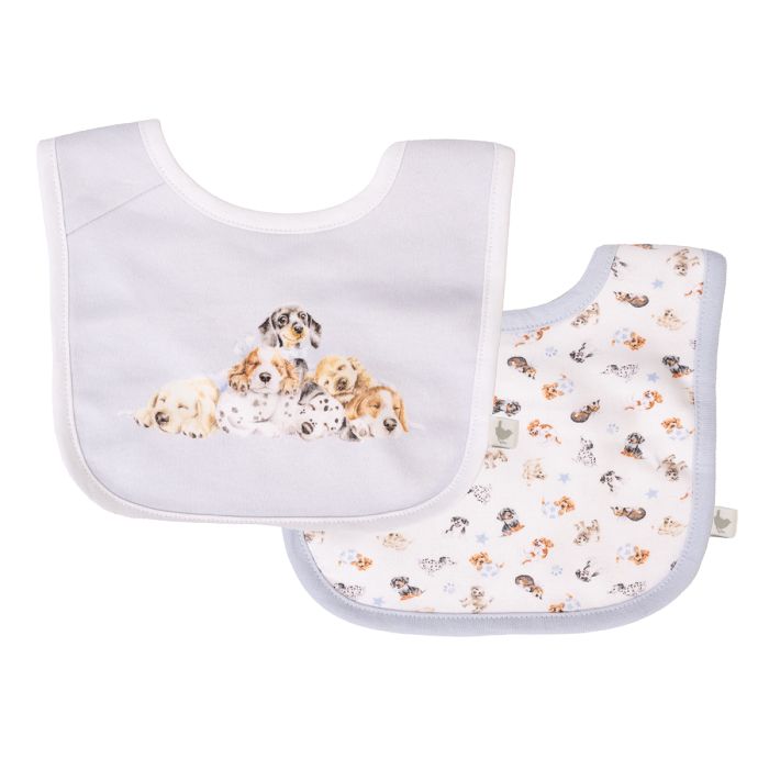 Wrendale 'Little Paws' Dog Bib Gift Set