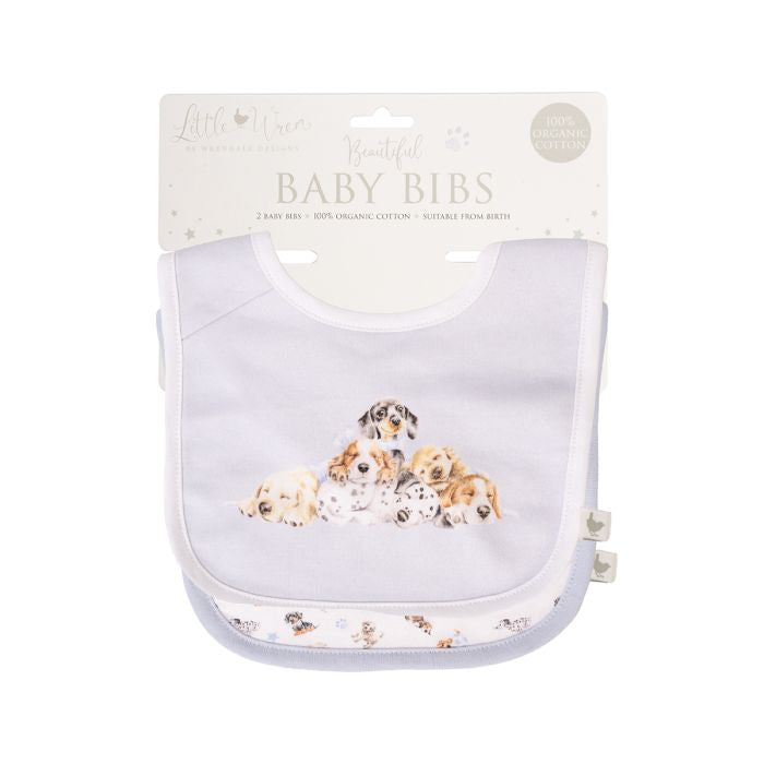 Wrendale 'Little Paws' Dog Bib Gift Set