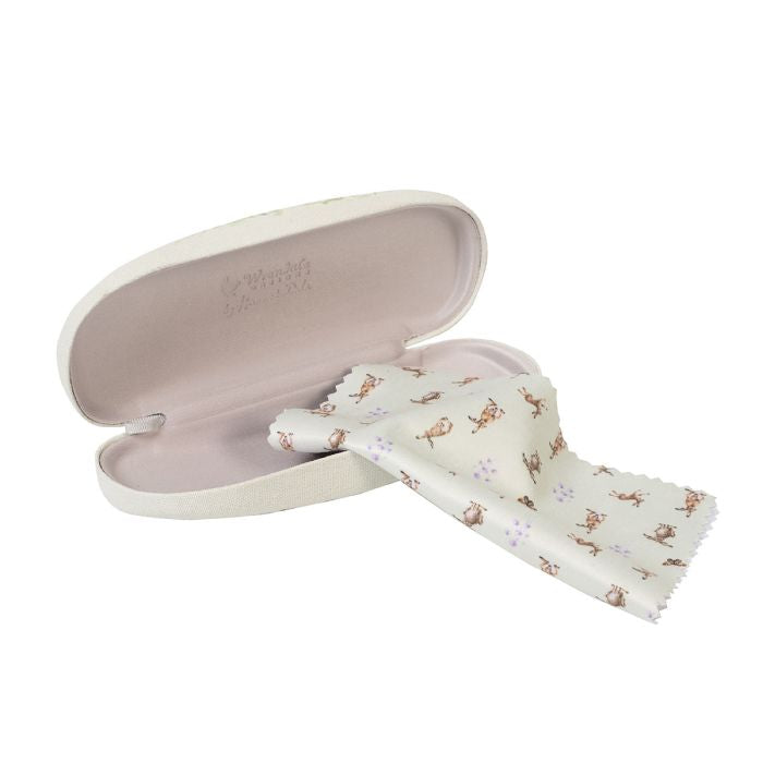 Wrendale 'Spring Hares' Hare Glasses Case