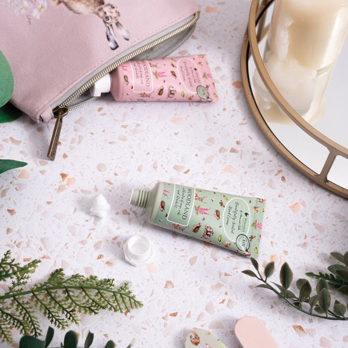 Wrendale Hare and Mouse Mini Hand Cream Gift Pouch