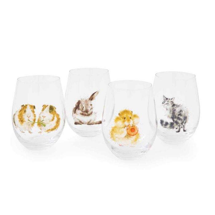 Wrendale Country Animal Tumbler Set Of 4