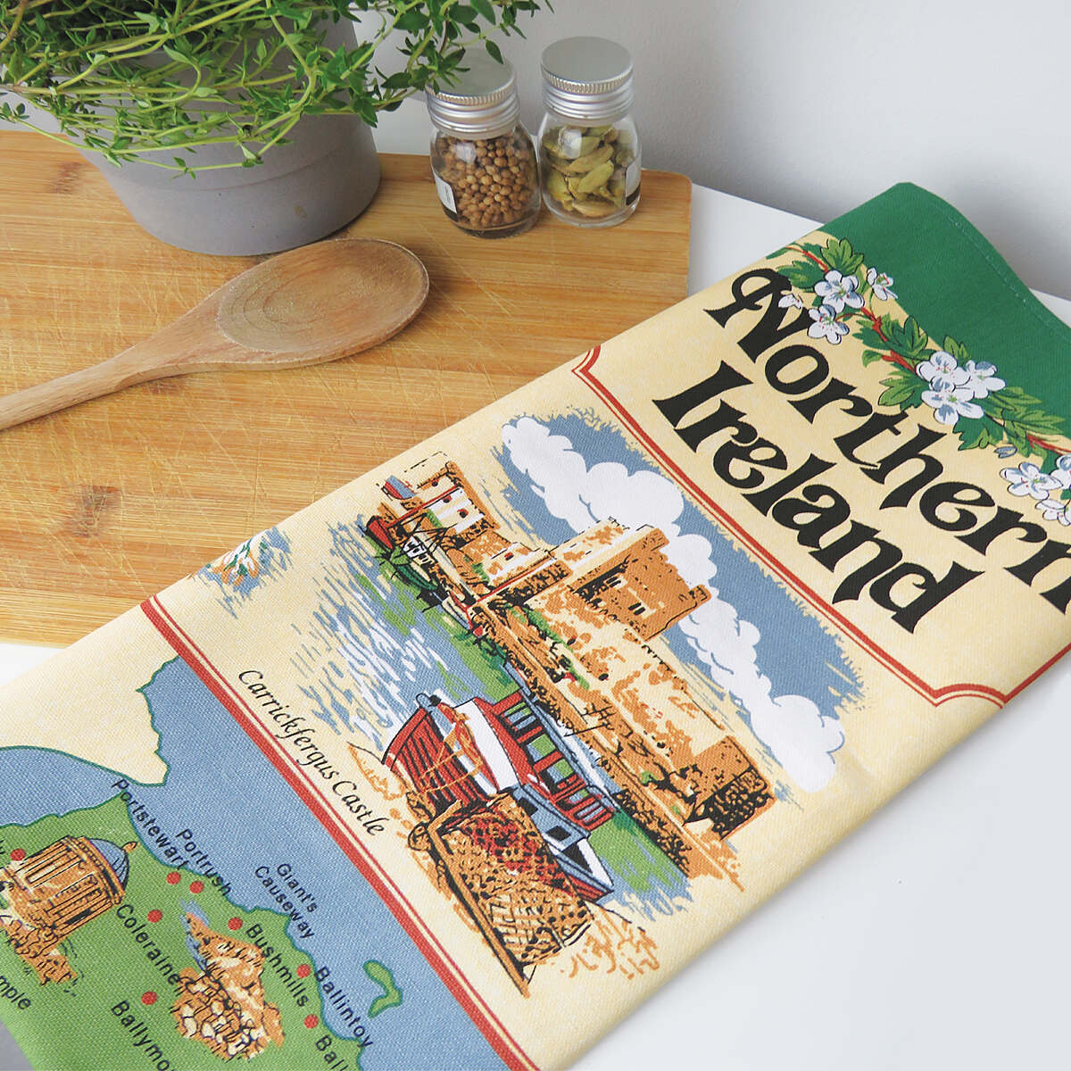 Samuel Lamont Northern Ireland Tea Towel