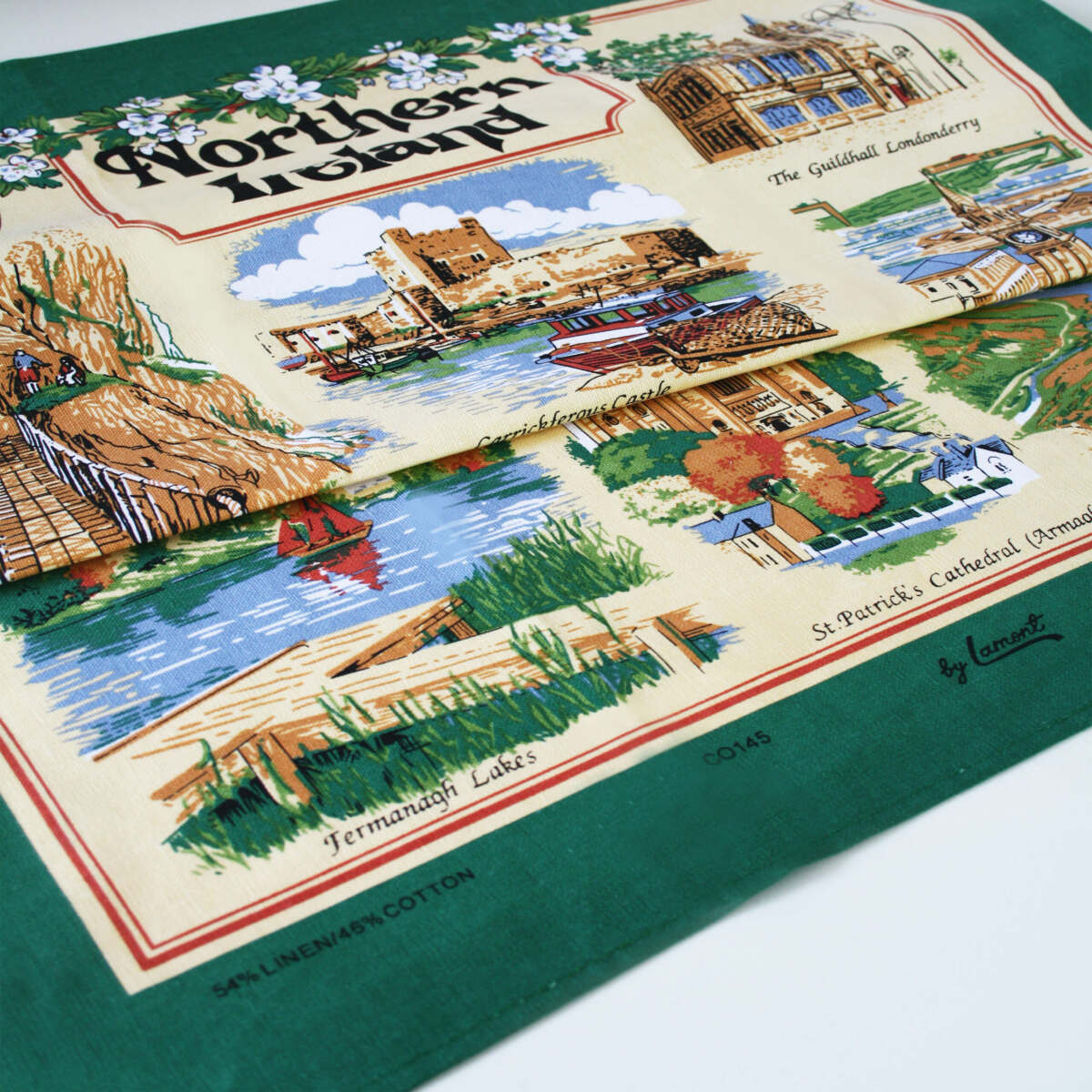 Samuel Lamont Northern Ireland Tea Towel