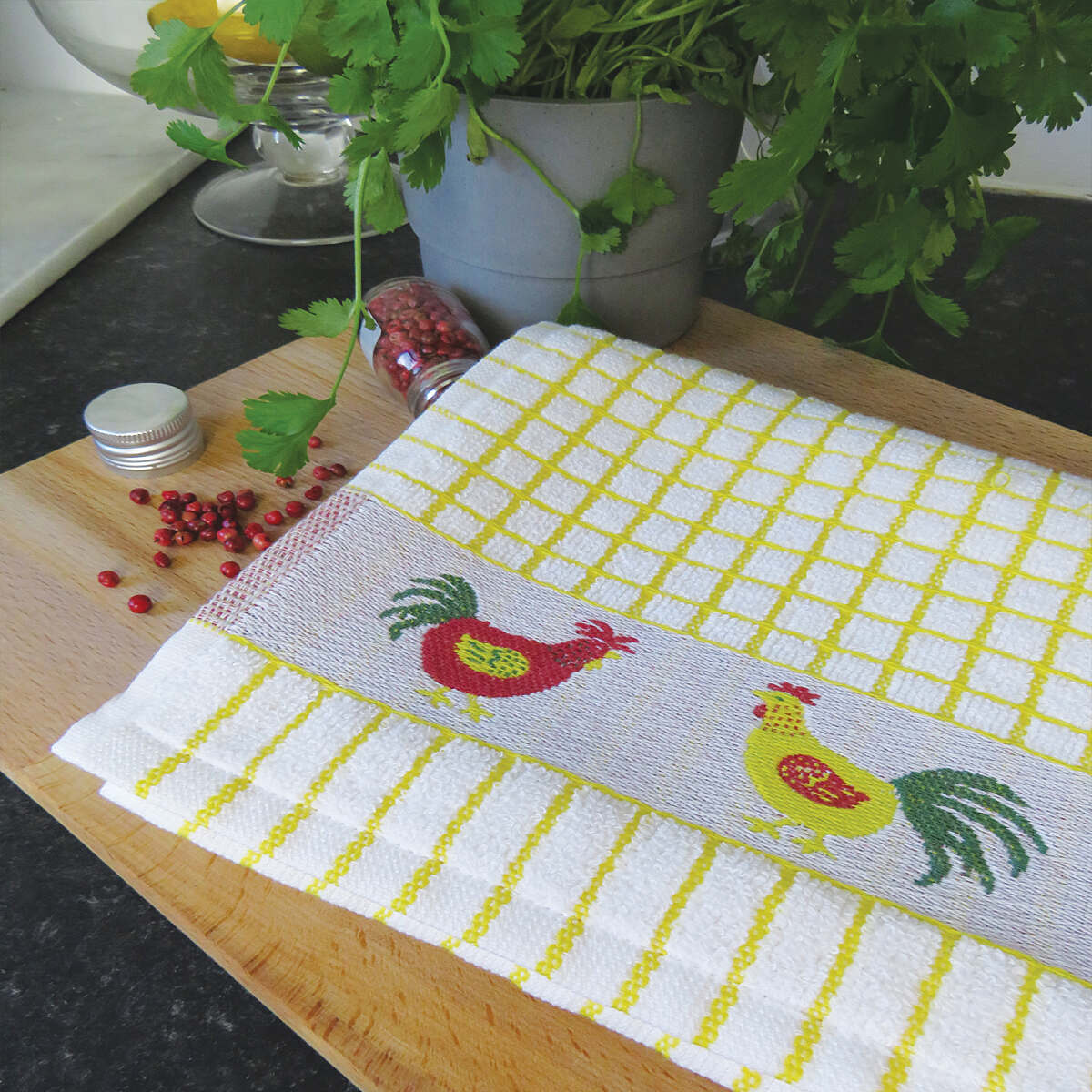 Samuel Lamont Chicken Polidri Tea Towel Set Of 2
