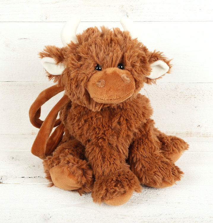 Jomanda Highland Coo Cow Hand Bag Brown