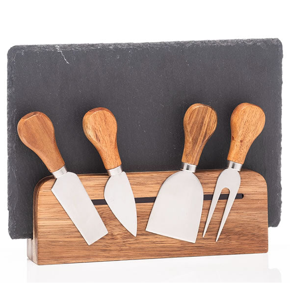 Newgrange 4 Piece Cheese Slate Cutting Board