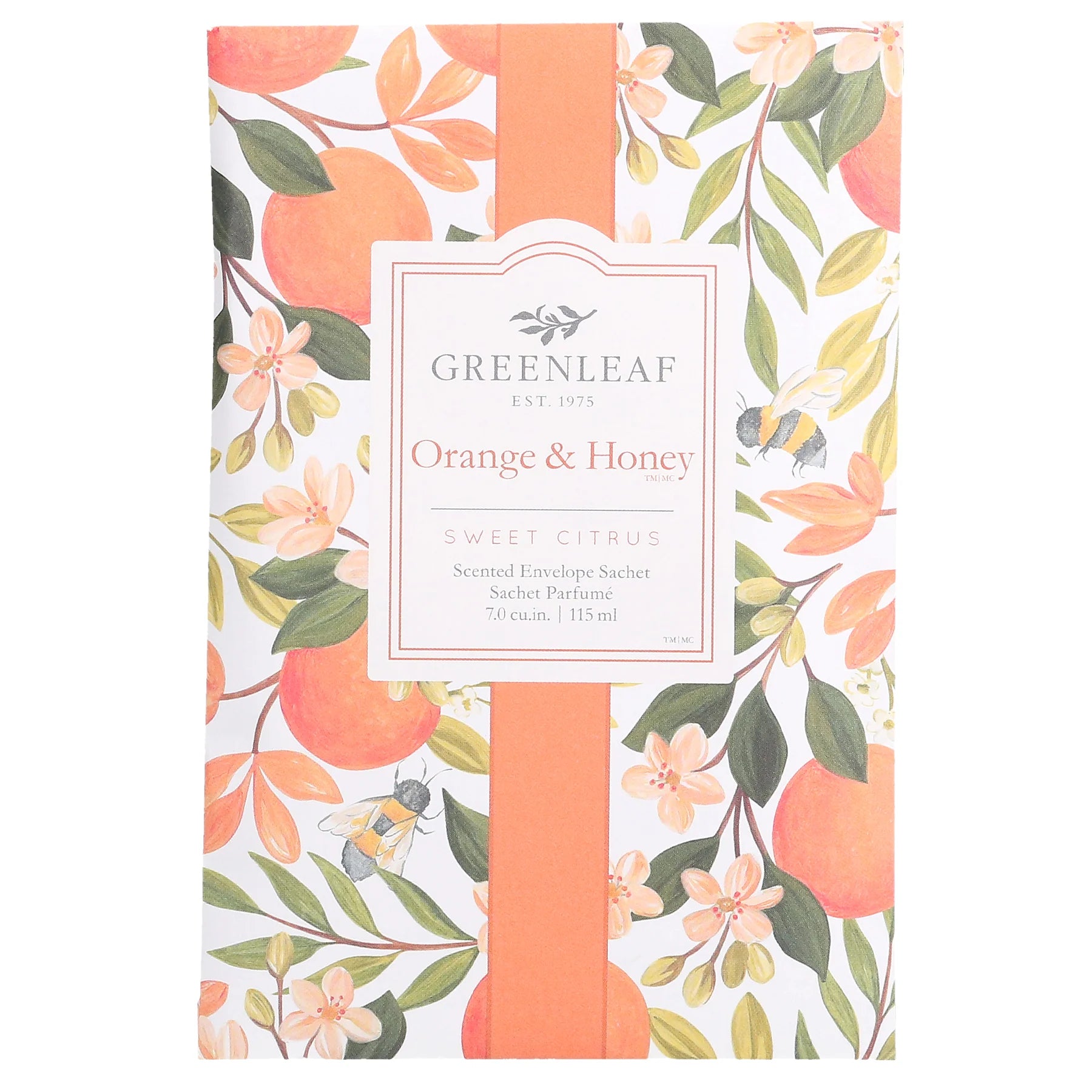 Greenleaf Orange & Honey Large Scented Sachet