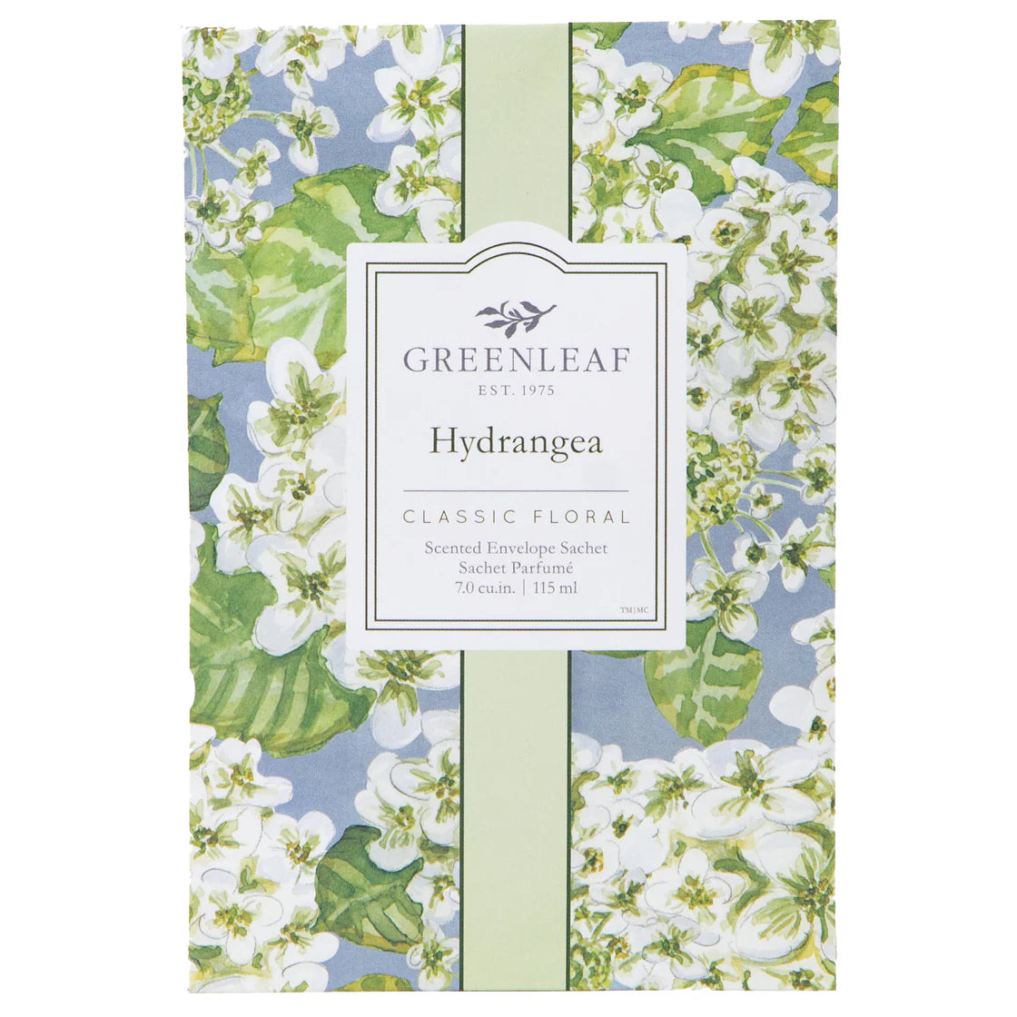 Greenleaf Hyrangea Large Scented Sachet