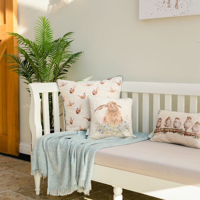Wrendale ‘Bright Eyes’ Hare Cushion 40cm