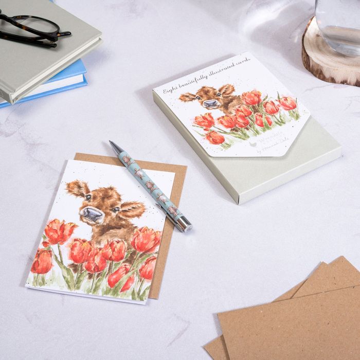 Wrendale ‘Bessie’ Note Card Pack x8