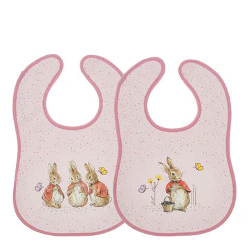Flopsy Childrens bibs (Set of 2) by Beatrix Potter