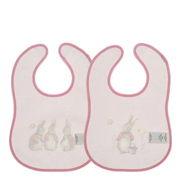 Flopsy Childrens bibs (Set of 2) by Beatrix Potter