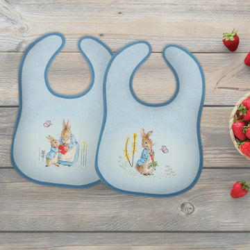 Peter Rabbit Childrens Bibs - (Set of 2) by Beatrix Potter