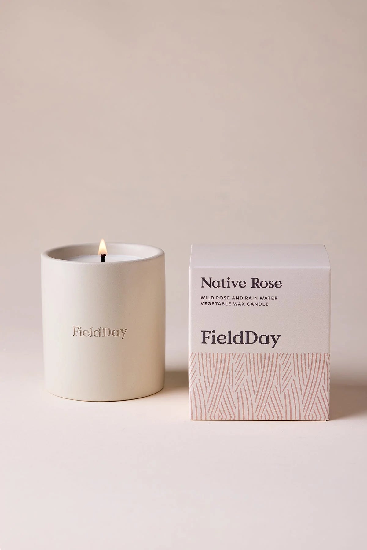 FieldDay Classic Native Rose Stoneware Candle