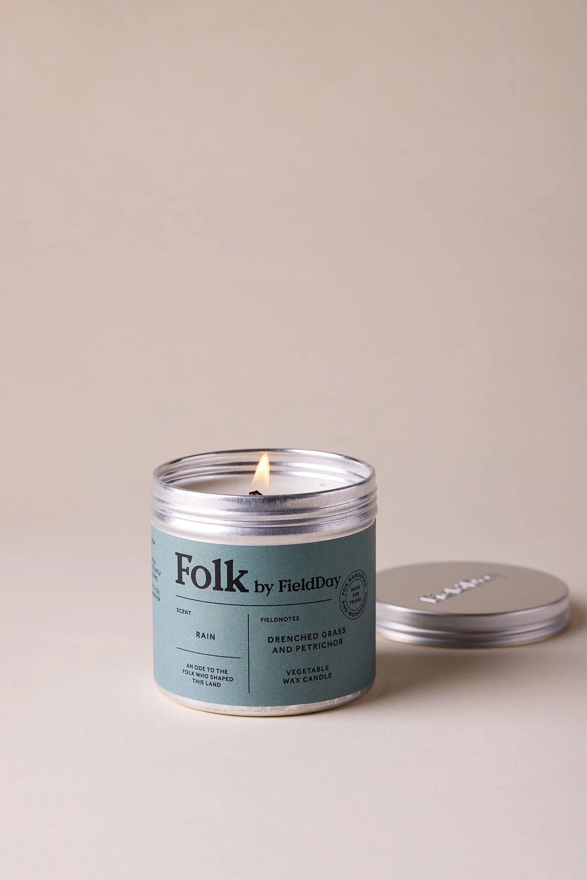 FieldDay Rain Folk Tin Candle