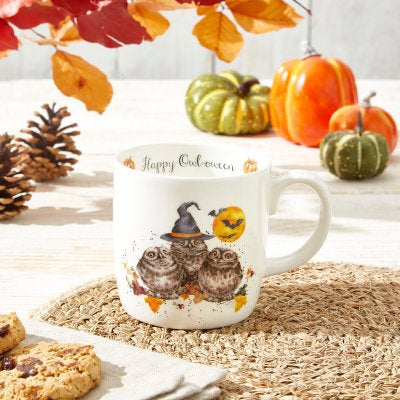 Wrendale Happy owl-o-ween mug