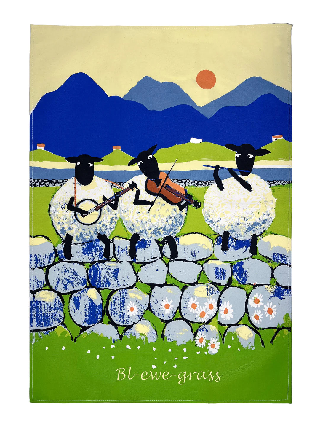 Thomas Joseph ‘Bl Ewe Grass’ Tea Towel