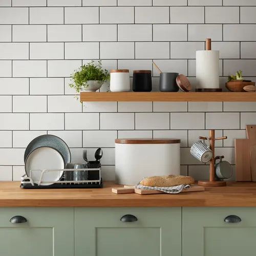 Denby Wooden Kitchen Roll Holder