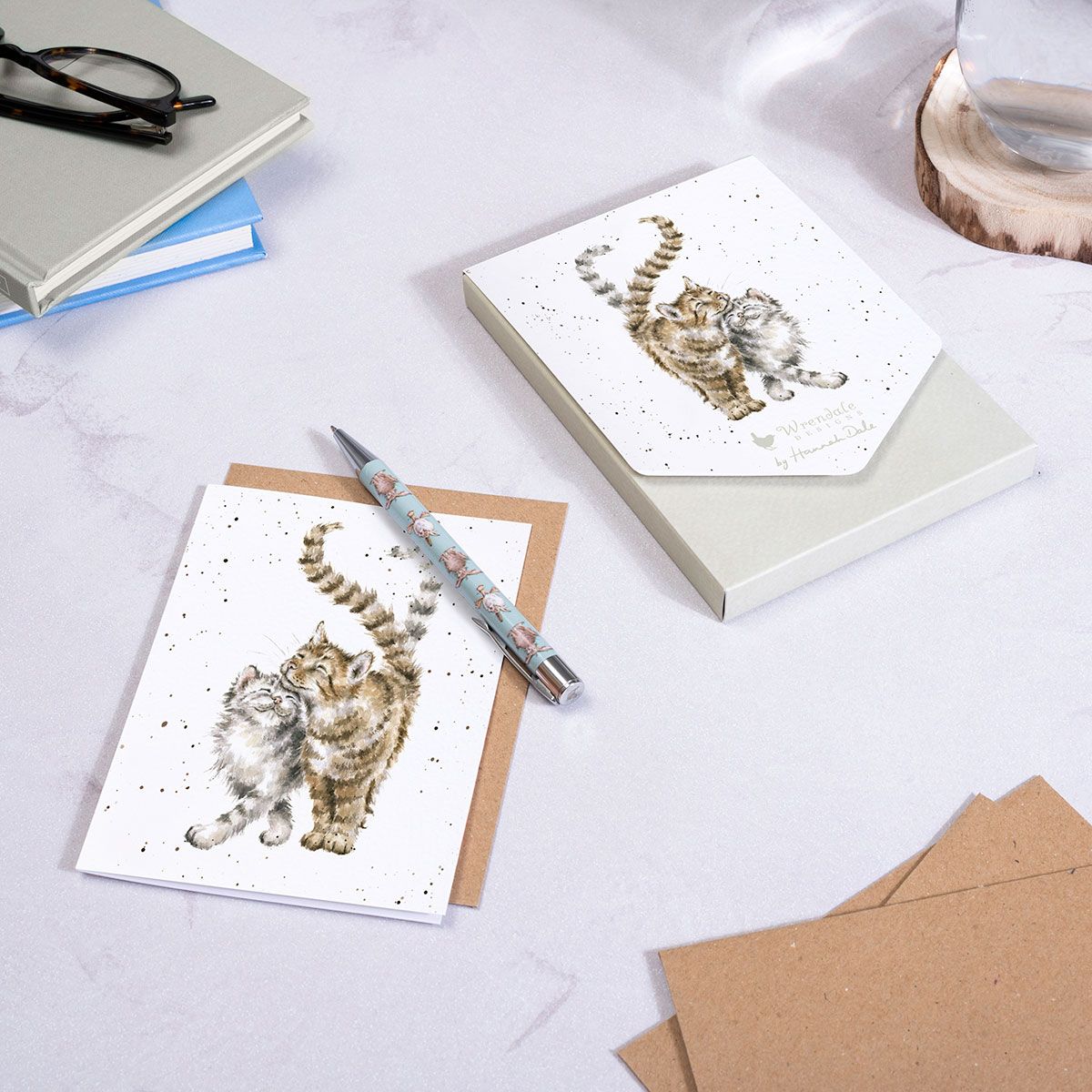 Wrendale ‘Feline Good’ Notecard Set