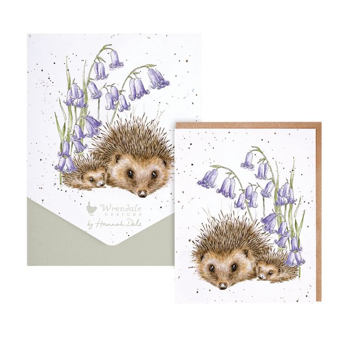Wrendale ‘Love And Hedgehugs’ Card and Envelope Set x 8