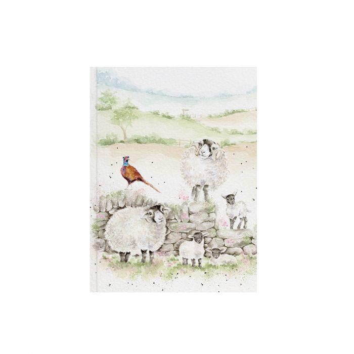 Wrendale ‘Green Pastures’ Sheep A6 Notebook