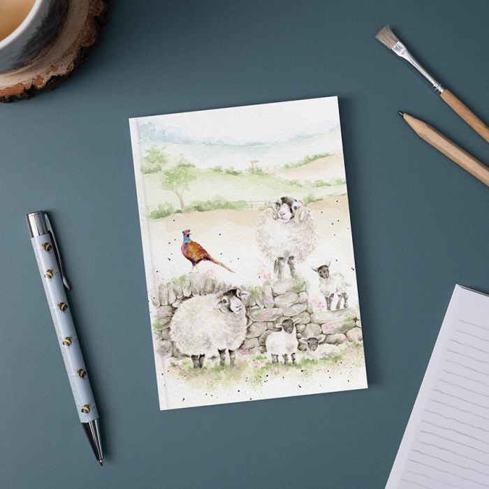 Wrendale ‘Green Pastures’ Sheep A6 Notebook